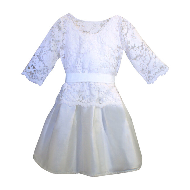 white ceremonial dress