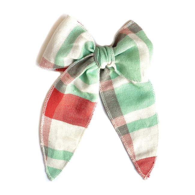 Marinero Bow, Salmon Menta - Hair Accessories - 1