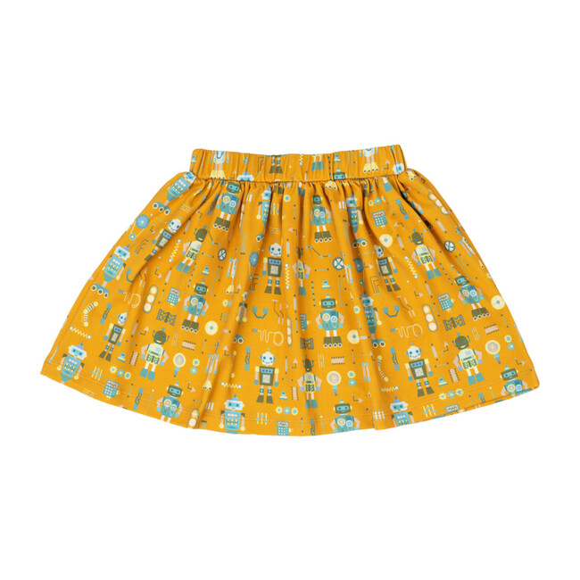 Printed Banded Skirt, Robotics