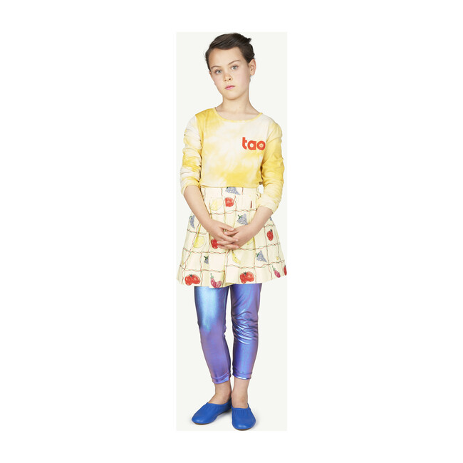 Bird Kids Skirt Soft Yellow Fruits