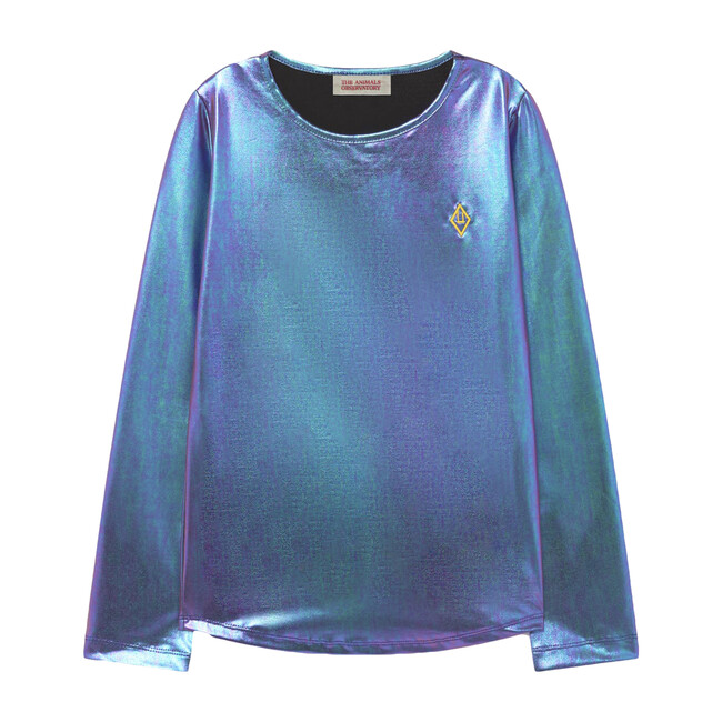 Shiny Deer Kids T-Shirt Purple Logo