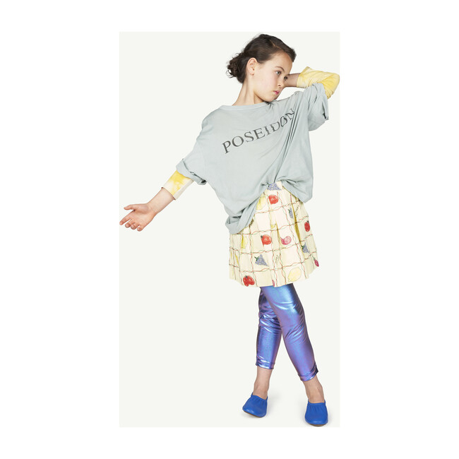 Rooster Oversize Kids T-Shirt Soft Green Poseidon