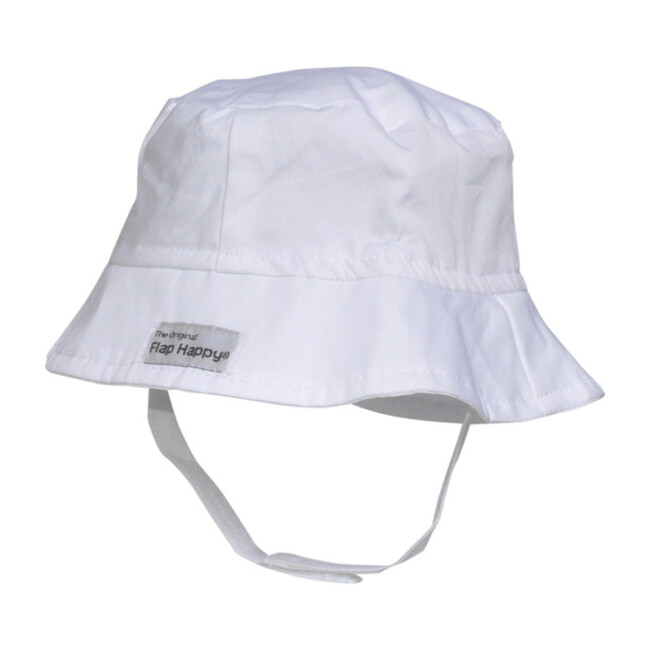 UPF 50+ Bucket Hat, White