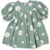 Raphael Gauze Dress, White Daisies Sea - Dresses - 1 - thumbnail