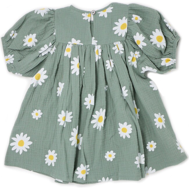 Raphael Gauze Dress, White Daisies Sea - Dresses - 2