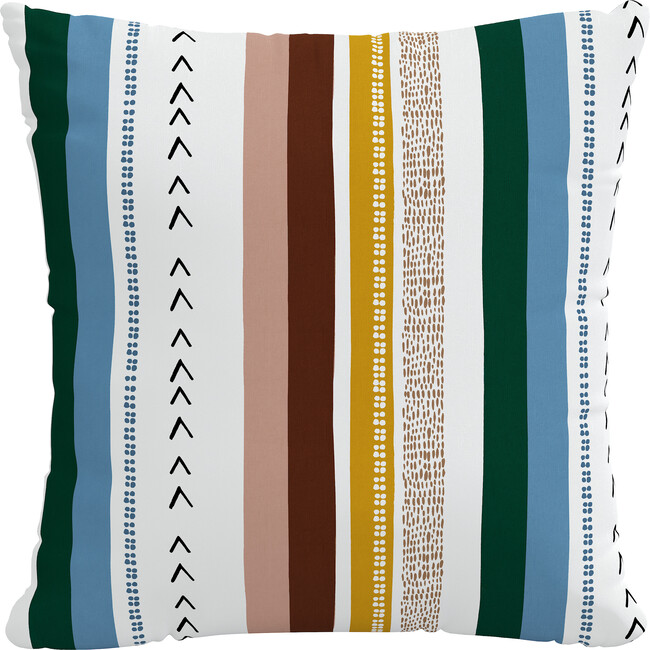 Indoor/Outdoor Decorative Pillow, Stripe Tahoe Multi