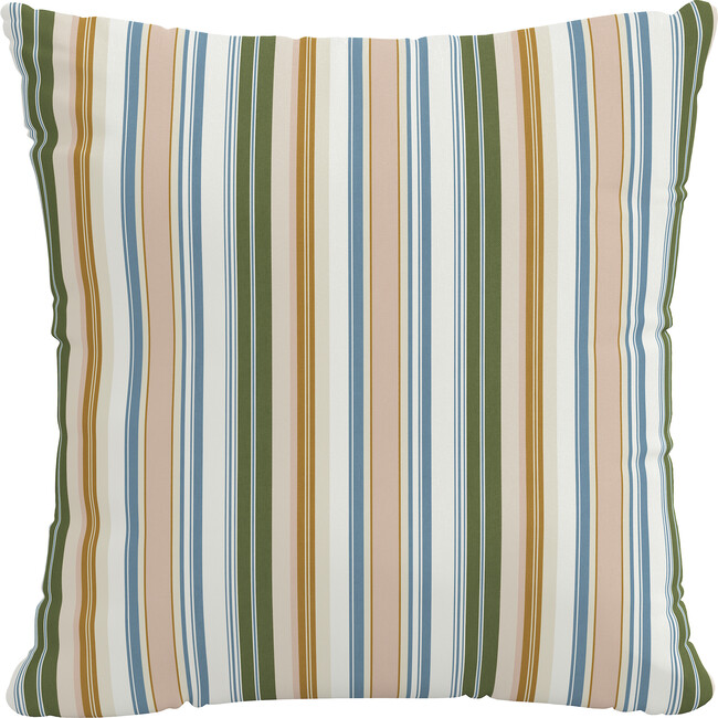 Indoor/Outdoor Decorative Pillow, Serape Stripe Beach