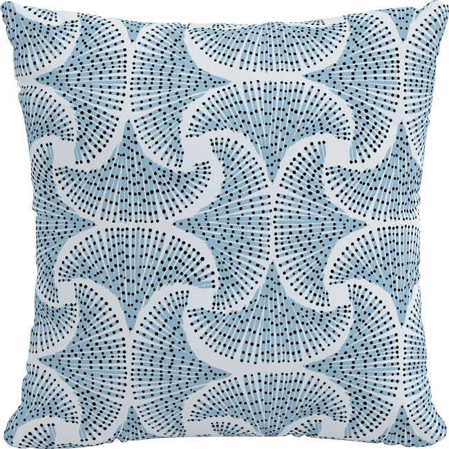 Indoor/Outdoor Decorative Pillow, Sea Fan Blue