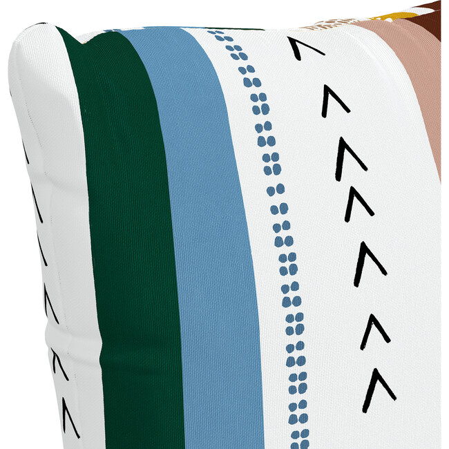 Indoor/Outdoor Decorative Pillow, Stripe Tahoe Multi - Decorative Pillows - 3