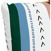 Indoor/Outdoor Decorative Pillow, Stripe Tahoe Multi - Decorative Pillows - 3