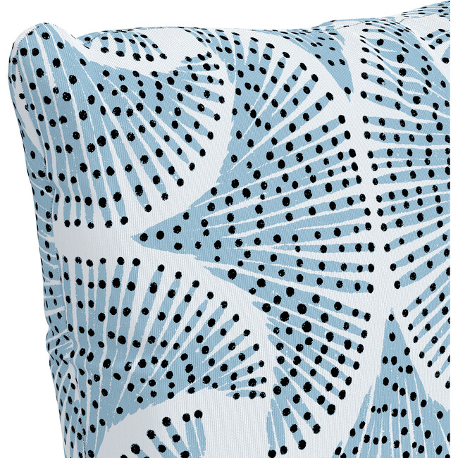 Indoor/Outdoor Decorative Pillow, Sea Fan Blue - Decorative Pillows - 3