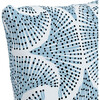 Indoor/Outdoor Decorative Pillow, Sea Fan Blue - Decorative Pillows - 3 - thumbnail