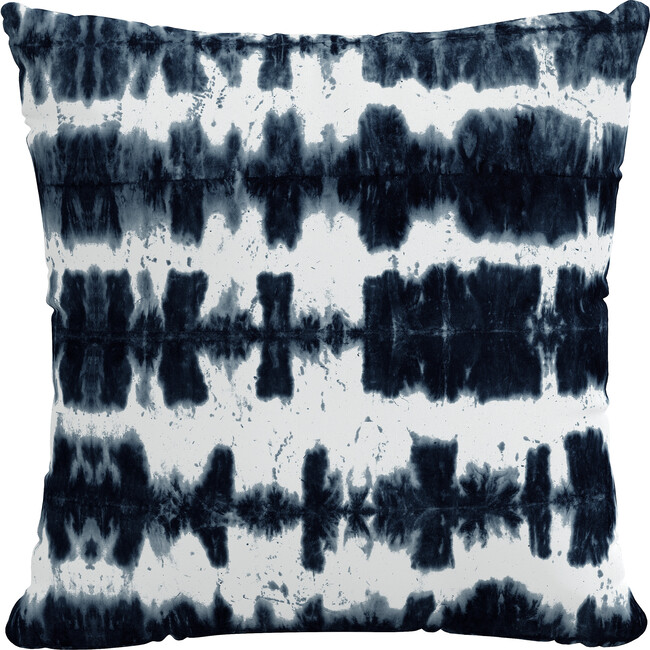 Indoor/Outdoor Decorative Pillow, Obu Stripe Navy