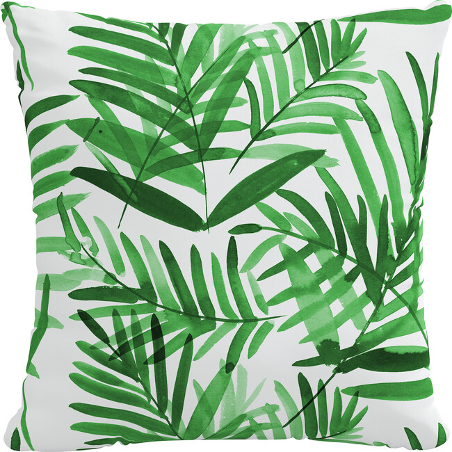 Indoor/Outdoor Decorative Pillow, Cali Palm Green