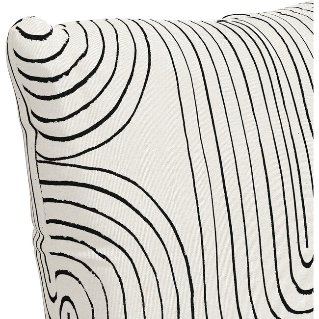 Indoor/Outdoor Decorative Pillow, Oblong Ink - Decorative Pillows - 3