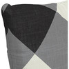 Indoor/Outdoor Decorative Pillow, Diamond Check Charcoal - Decorative Pillows - 3