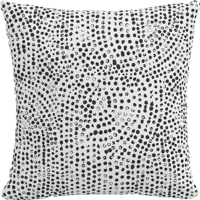 Indoor/Outdoor Decorative Pillow, Aussie Dot White
