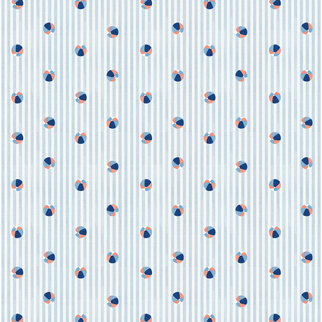 Indoor/Outdoor Decorative Pillow, Beach Ball Blue - Decorative Pillows - 4