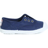 Navy Elastic Sneakers - Sneakers - 3