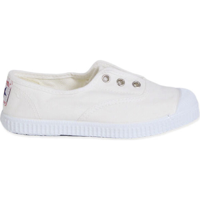 White Elastic Sneakers - Sneakers - 3