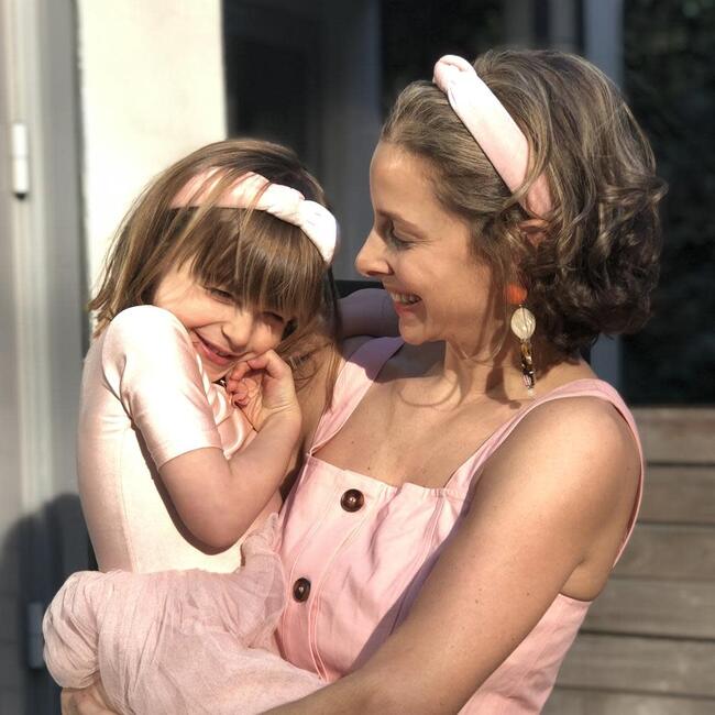 Petite Petal Pink Woven Headband - Hair Accessories - 2