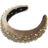 Mixed Shape Padded Headband, Dusty Blonde - Hair Accessories - 1 - thumbnail