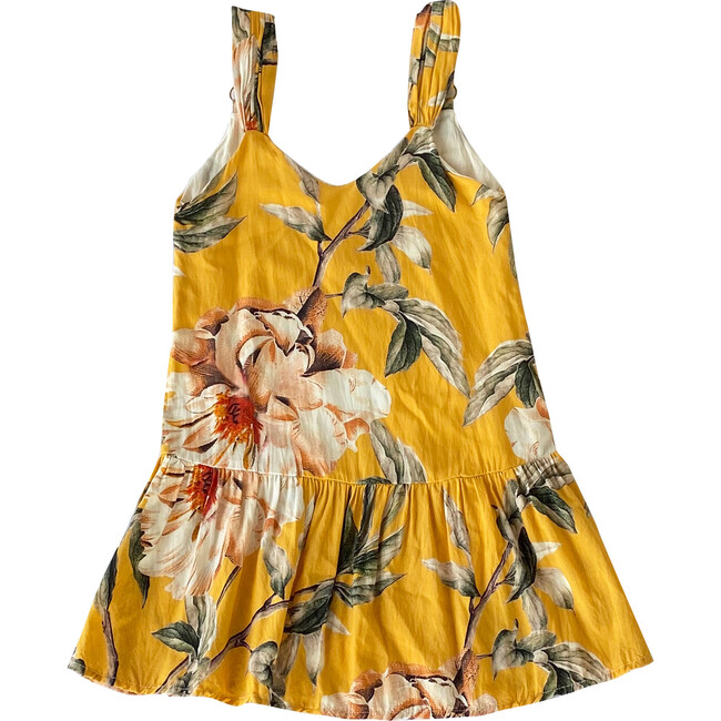 Flower Flush Maggie Dress, Yellow - Cover-Ups - 1