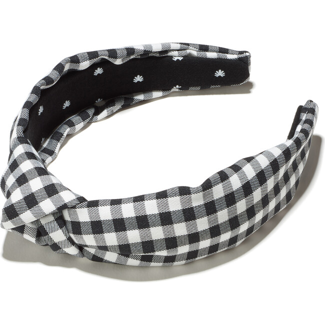 Gingham Knotted Headband - Hair Accessories - 1