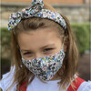 Set of 2 Kids Face masks, Embroidered Florals - Face Masks - 2 - thumbnail