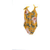 Flower Flush Light Up One Piece Swimsuit, Yellow - One Pieces - 3