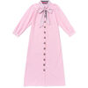 Women's Midi Dress, Pink Gingham - Dresses - 1 - thumbnail