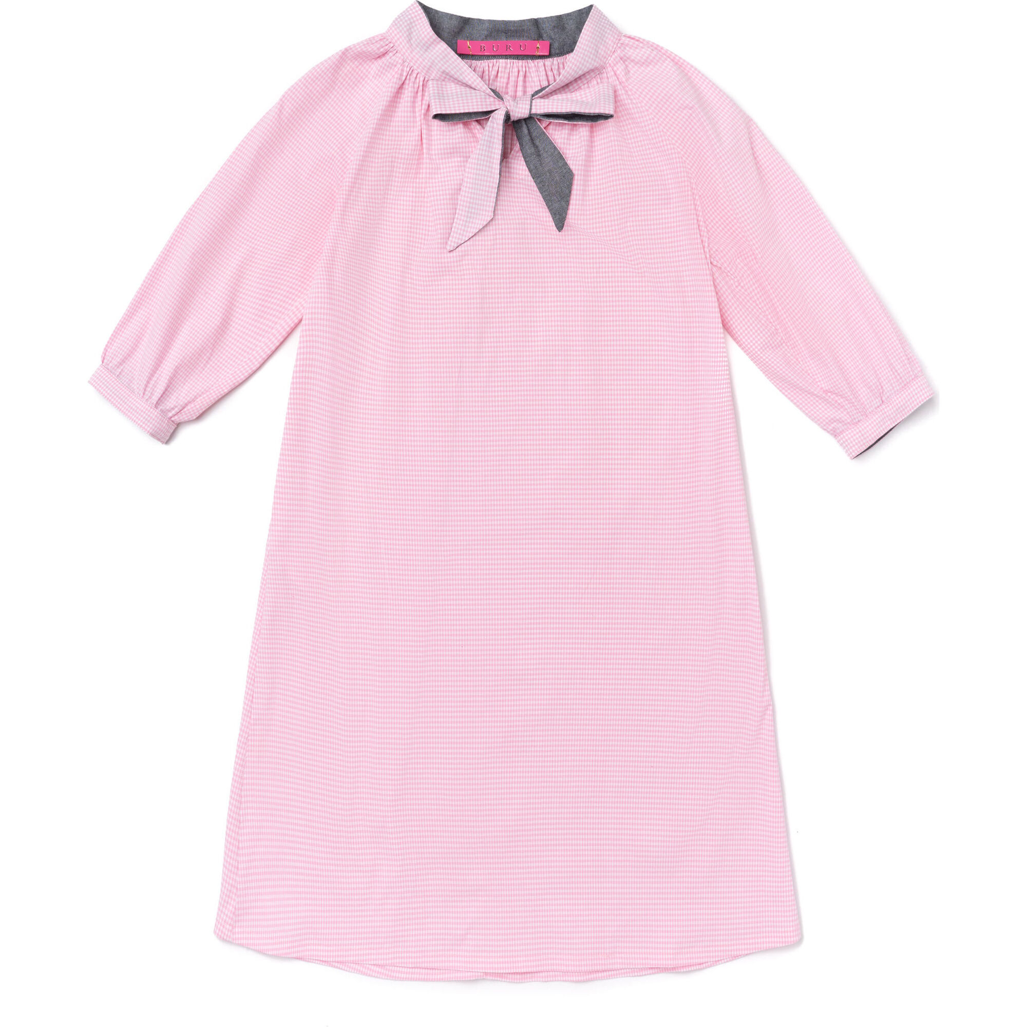 Pink Gingham Dress - BURU Dresses | Maisonette Pink Gingham Dress - BURU Dresses | Maisonette