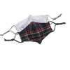 Set Of 2 Kids Face Masks, Tartan - Face Masks - 1 - thumbnail