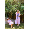 Women's Midi Dress, Pink Gingham - Dresses - 2