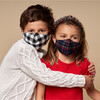 Set Of 2 Kids Face Masks, Tartan - Face Masks - 2