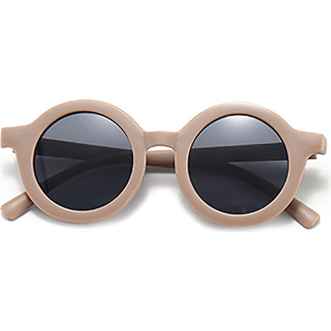 Round Retro Sunglasses, Coffee