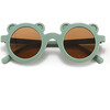 Round Bear Sunglasses, Succulent Green - Sunglasses - 1 - thumbnail