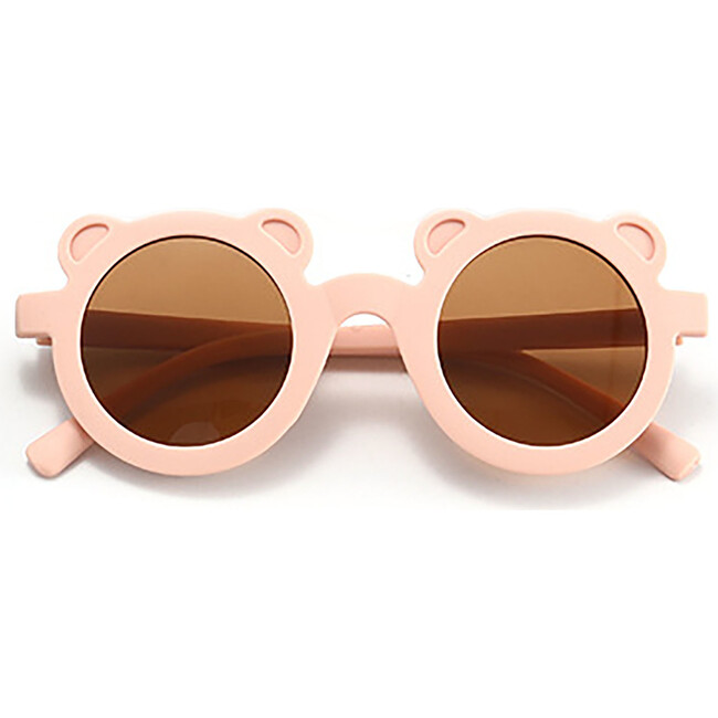 Round Bear Sunglasses, Soft Pink