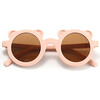 Round Bear Sunglasses, Soft Pink - Sunglasses - 1 - thumbnail