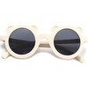 Round Bear Sunglasses, Sand Dollar - Sunglasses - 1 - thumbnail