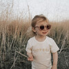 Round Retro Sunglasses, Dusty Rose - Sunglasses - 2
