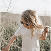 Round Bear Sunglasses, Coffee - Sunglasses - 2