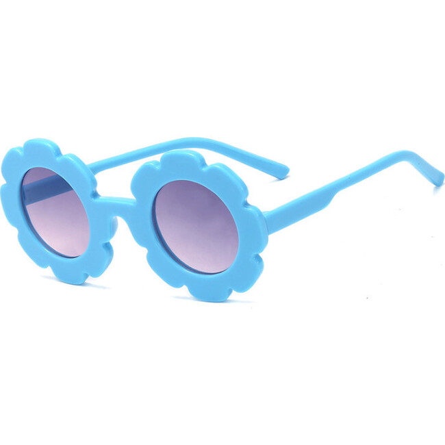 Flower Sunglasses, Bright Blue