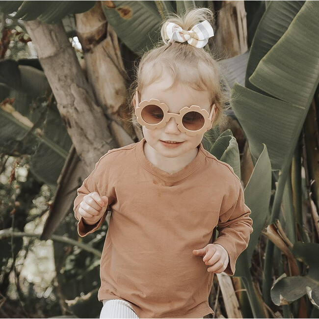 Flower Sunglasses, Nude
