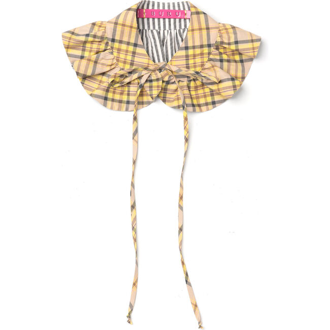 Women's Reversible Collar, Plaid & Stripe - Bowties & Ties - 1