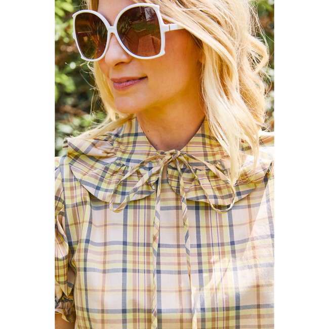Women's Reversible Collar, Plaid & Stripe - Bowties & Ties - 4