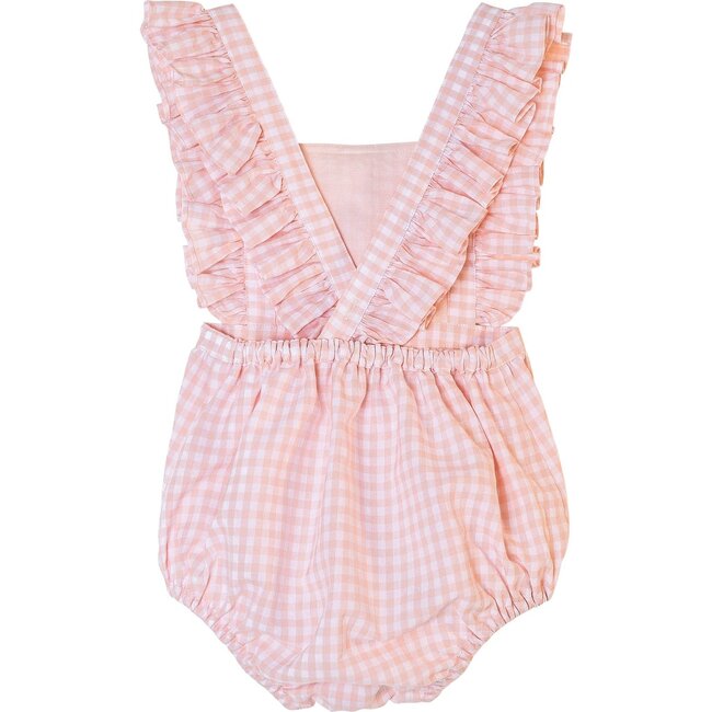 Nalia Onesie, Rose Gingham - Onesies - 2