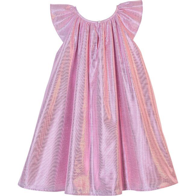 Isaebella Dress, Pink Lame