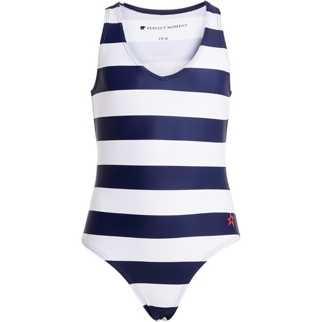 Stripe One Piece, Navy - One Pieces - 1