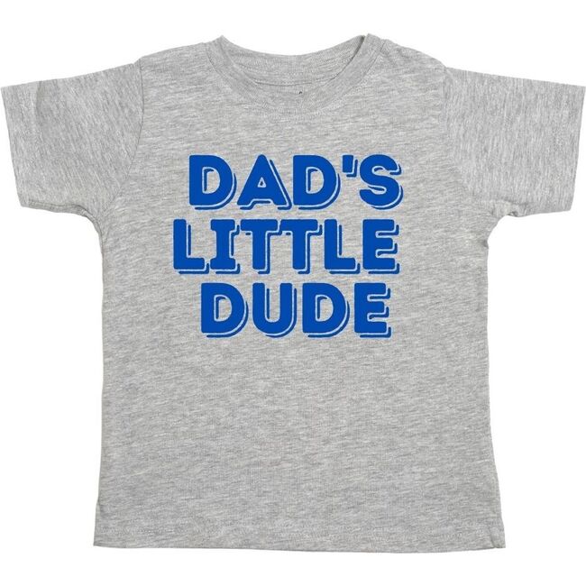 Dad's Little Dude S/S Shirt, Gray